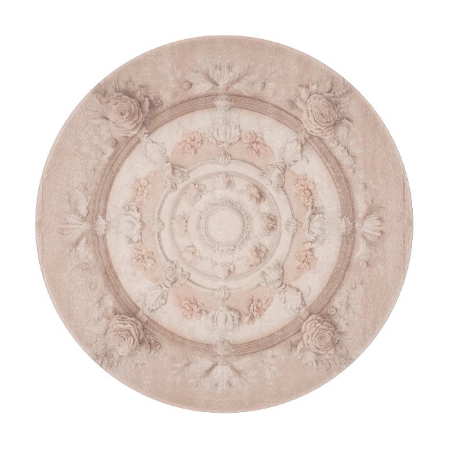 Victorian Spring, Powder Pink,  Cutting Board (Front)