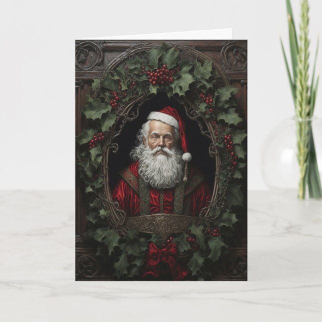 Victorian St. Nick Thank You Card (Front)