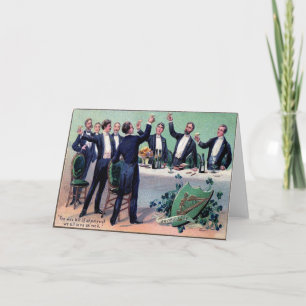 Victorian St Patrick's Day Card
