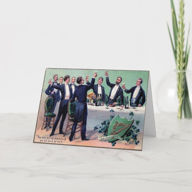 Victorian St Patrick's Day Card (Front)