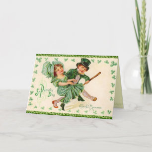 Victorian St. Patrick's Day Greeting Card