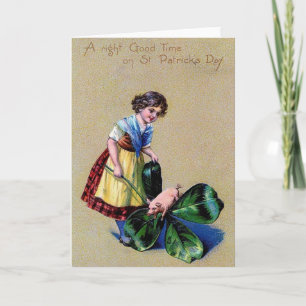 Victorian St. Patrick's Day Greeting Card