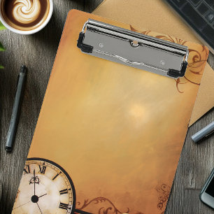 Victorian Steampunk Couple Elegance Romance  Mini Clipboard