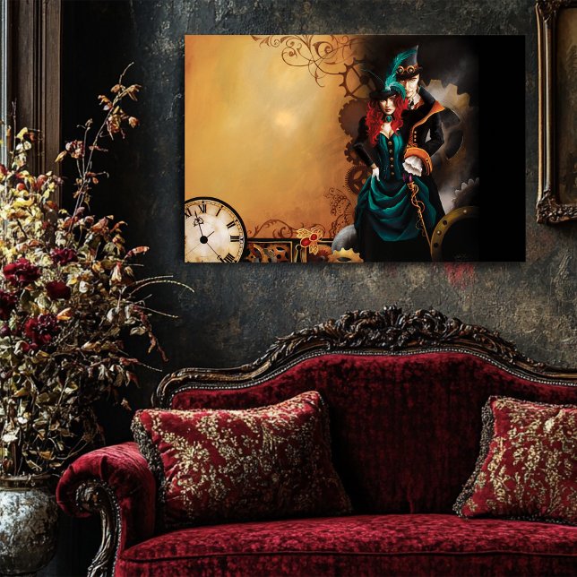 Victorian Steampunk Couple Poster (Creator Uploaded)