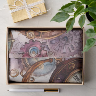 Victorian Steampunk Tissue Paper