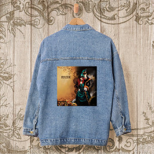 Victorian Steampunk Wedding Denim Jacket