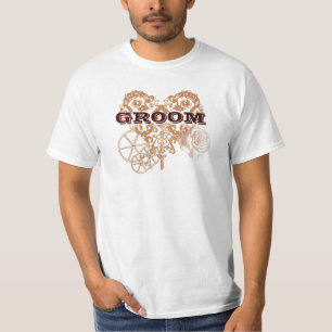 Victorian Steampunk Wedding Groom T-shirt