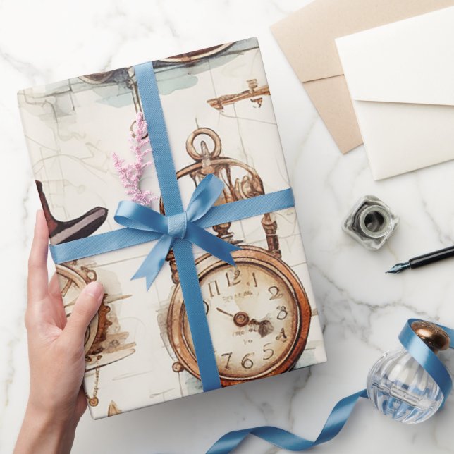 Victorian Steampunk Wrapping Paper (Gifting)