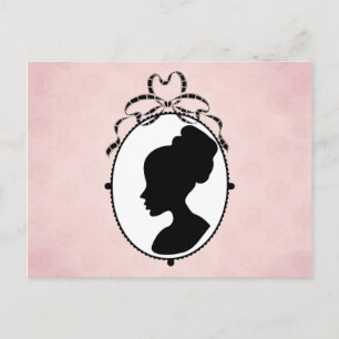 Victorian Style 60s Cameo Postcard