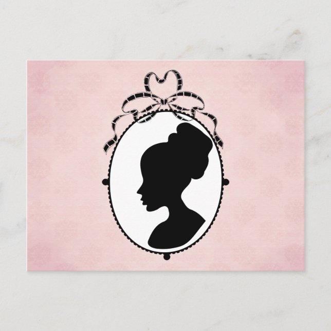 Victorian Style 60s Cameo Postcard (Front)