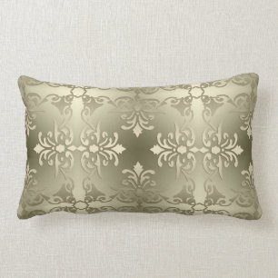 Victorian style floral retro pattern lumbar cushion
