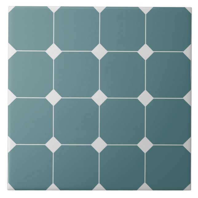 Victorian Style Geometric Pattern Tile (Front)