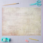 Victorian Style Musical Notes and Faded Flowers