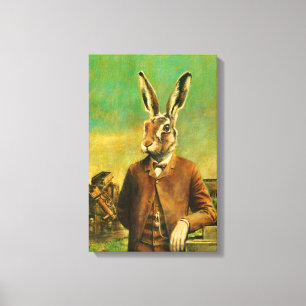 Victorian Suited Hair Wrapped Canvas