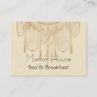 Victorian Tassels in Beige Business Card