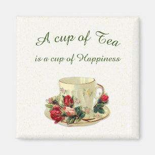 Victorian Tea and Roses Magnet