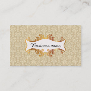 Victorian texture business card