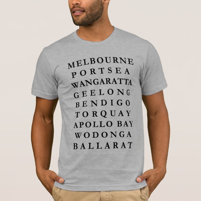 VICTORIAN TOWNS AND CITIES T-Shirt (Front)