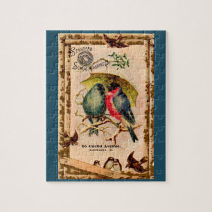 Victorian trade card Standard Sewing Machine Co. Jigsaw Puzzle