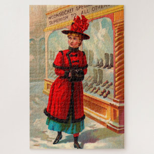 Victorian trade card: Woonsocket Specialities Jigsaw Puzzle