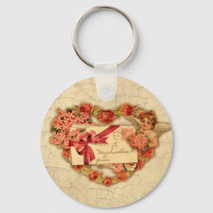 Victorian Valentine Key Ring
