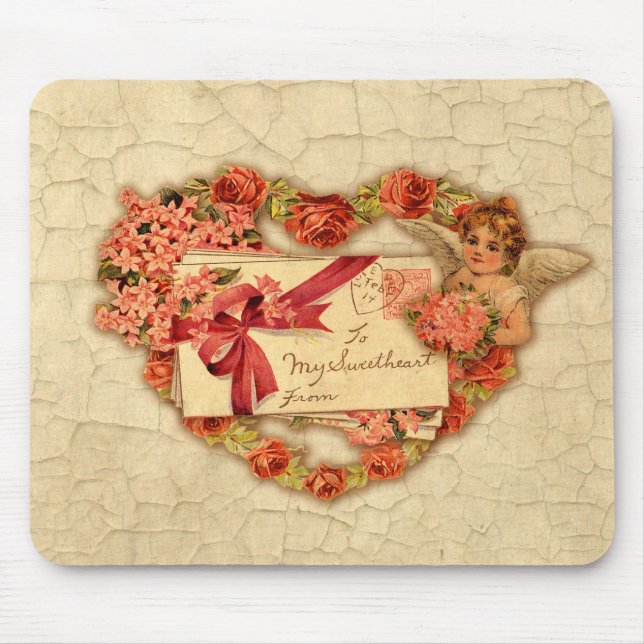 Victorian Valentine Mouse Pad (Front)