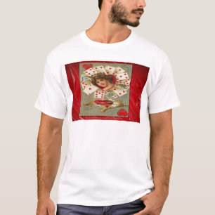 Victorian Valentine The Queen Of Hearts T-Shirt