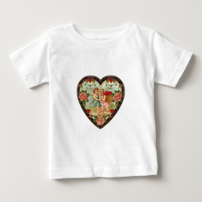 Victorian Valentine To My Love II Baby T-Shirt (Front)