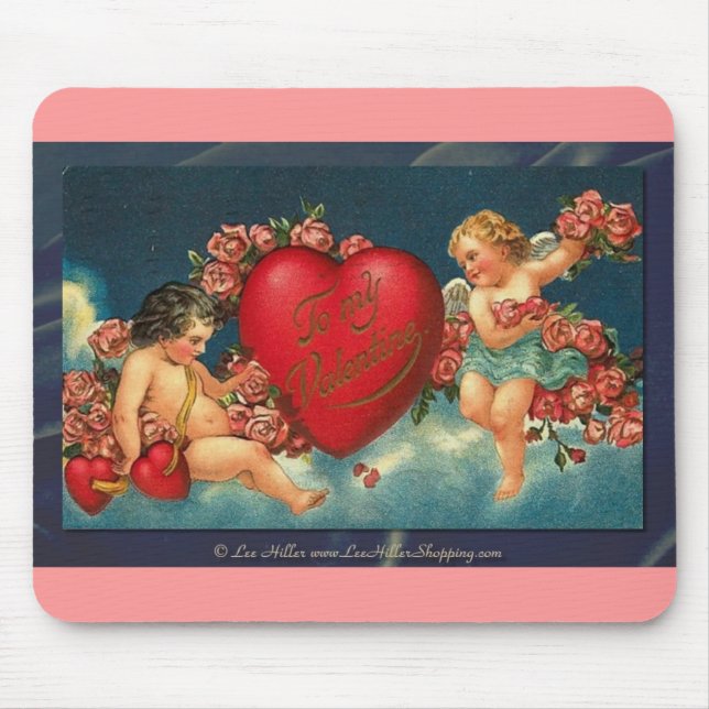 Victorian Valentine To My Valentine Mouse Pad (Front)