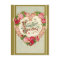 Victorian Valentine with Heart Shaped Wreath
