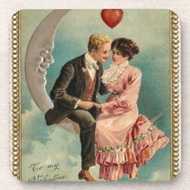 victorian valentines coaster (Front)