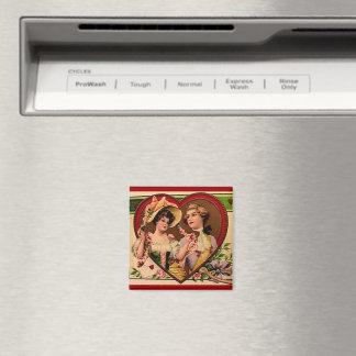 Victorian Valentines Couple Magnet