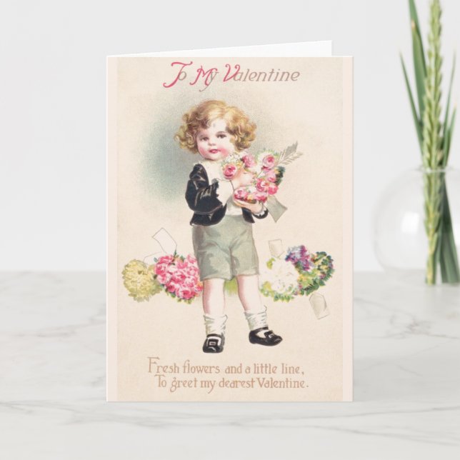 Victorian Valentine's Day Card (Front)