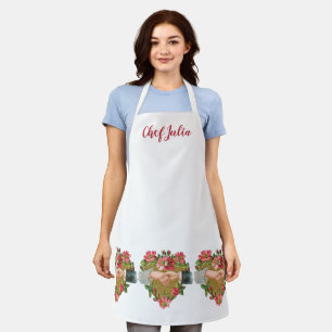 Victorian Valentine's Day, Vintage Hands w Flowers Apron