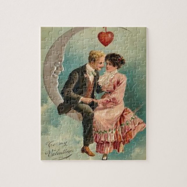 victorian valentines jigsaw puzzle (Vertical)