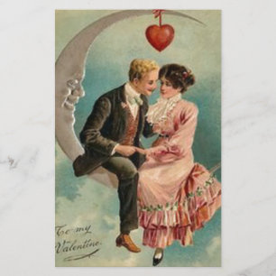 victorian valentines stationery