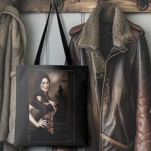 Victorian Vampire Werewolf Tote Bag