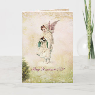 Victorian Vintage Christmas Card