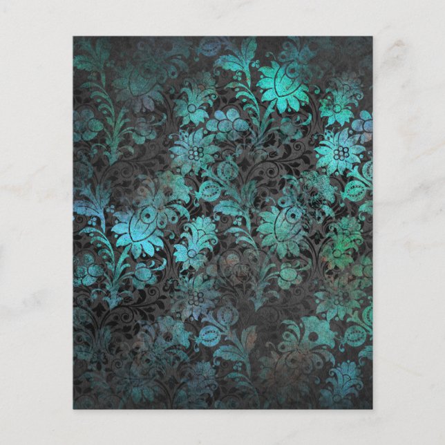 Victorian Vintage Gothic Scrapbook Paper Sheet (Front)