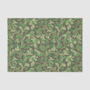 Victorian Vintage Green Ivy Growing on Trellis Tissue Paper