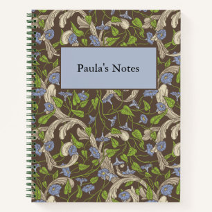 Victorian Vintage Ivy Vines w/ Flourishes Notebook