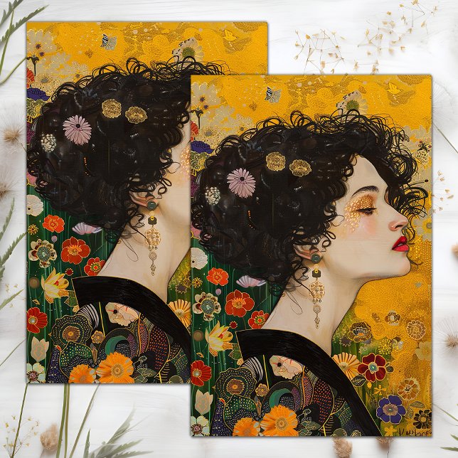 VICTORIAN VINTAGE LADY DECOUPAGE TISSUE PAPER (VICTORIAN VINTAGE LADY DECOUPAGE TISSUE PAPER)