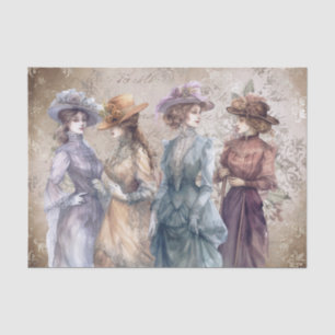 Victorian Vintage Lady Portrait Tissue Paper