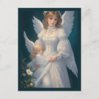 Victorian Vintage Retro Christmas Angel
