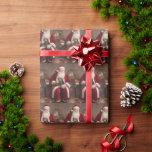 Victorian Vintage Retro Christmas Wrapping Paper<br><div class="desc">Our Vintage Christmas Cards collection is designed to capture the hearts of those who appreciate the grace and beauty of a bygone era. Sending these cards is like sending a piece of history, a reminder of the joy and warmth that the holiday season brings. Whether you're sending them to loved...</div>