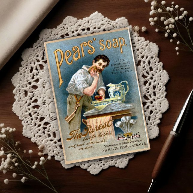 Victorian Vintage Soap Advertising Postcard (Creator Uploaded)