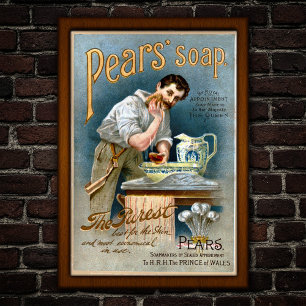 Victorian Vintage Soap Advertising Poster