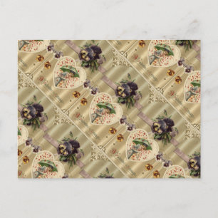 Victorian Vintage Valentine Postcard