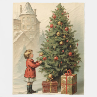 Victorian Virtue Storied Christmas Blanket 