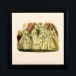 Victorian Wedding Gift Box<br><div class="desc">This Victorian wedding party is dressed in the latest fashion from 1861.</div>
